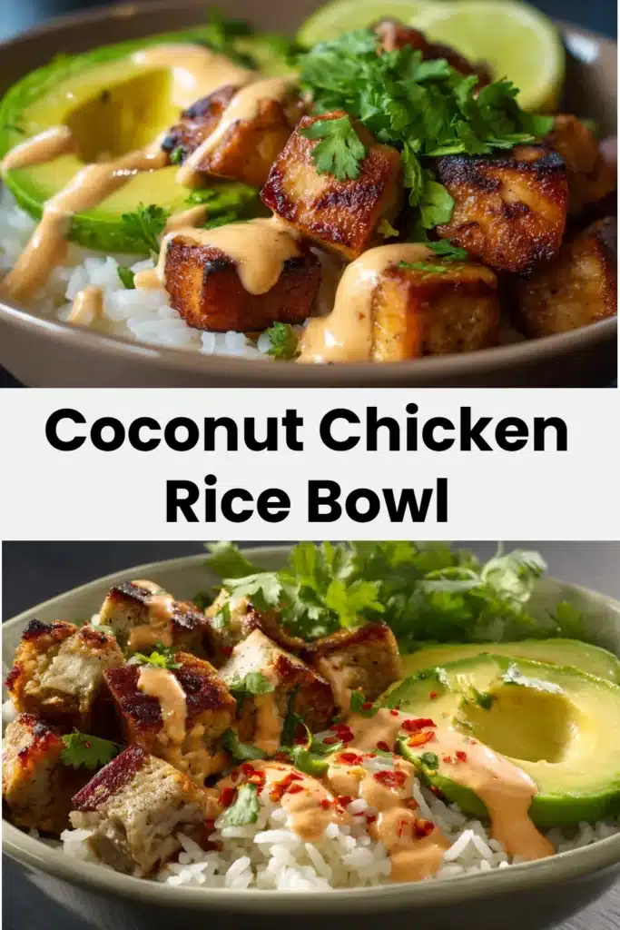 Coconut Chicken Rice Bowl