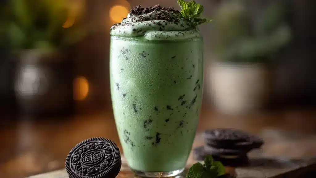 Copycat Oreo Shamrock McFlurry