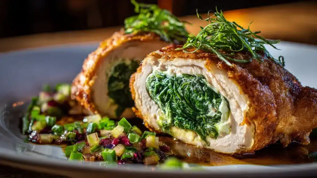 Herbed Ricotta Stuffed Chicken Rolls for a Cozy Dinner Delight