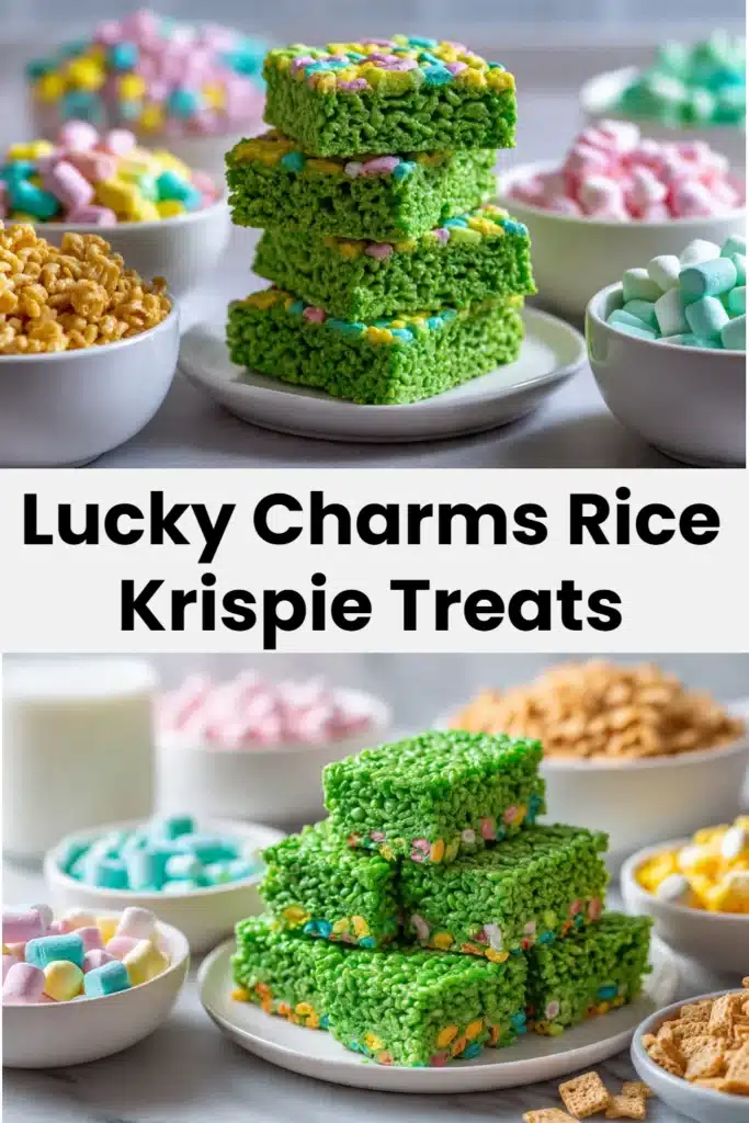 Lucky Charms Rice Krispie Treats