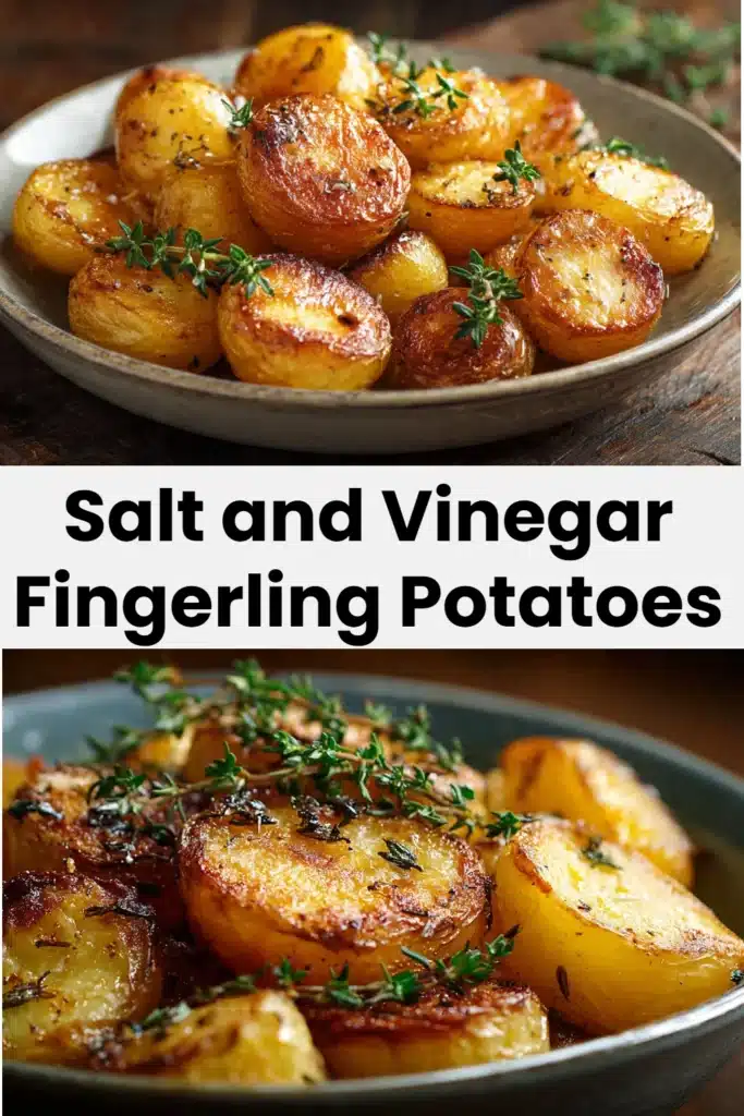 Salt and Vinegar Fingerling Potatoes