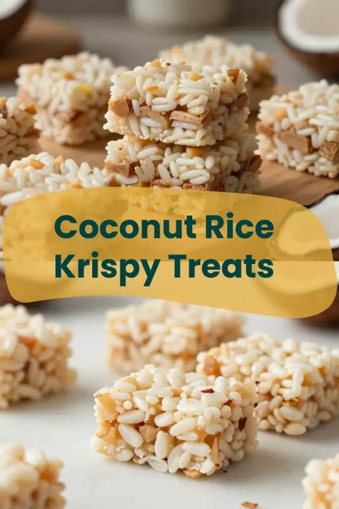 Coconut Rice Krispy Treats