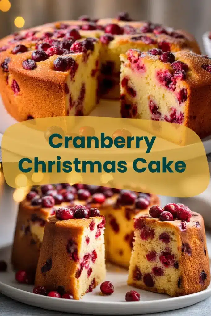 Cranberry Christmas Cake
