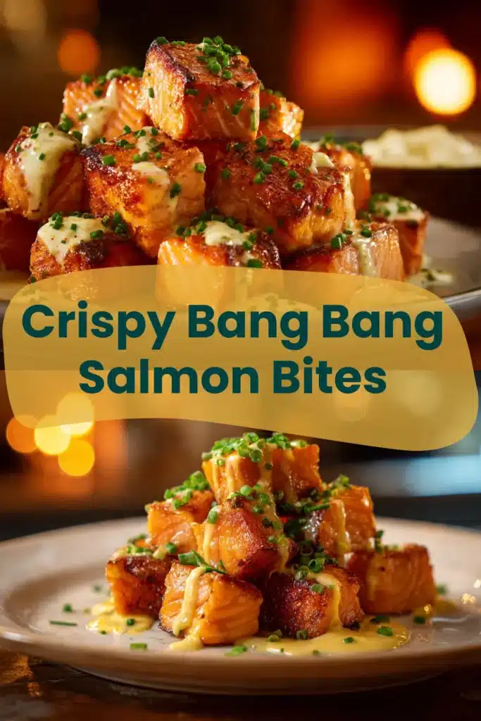 Crispy Bang Bang Salmon Bites