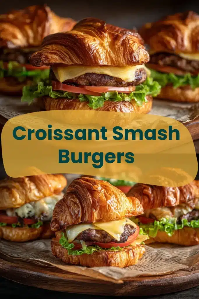 Croissant Smash Burgers
