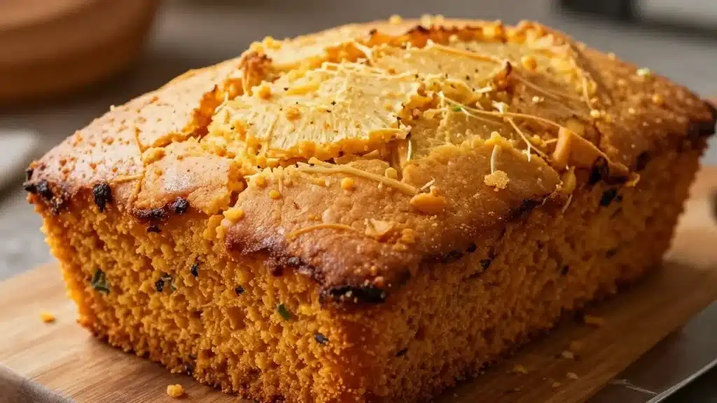 Fluffy Sweet Potato Cornbread
