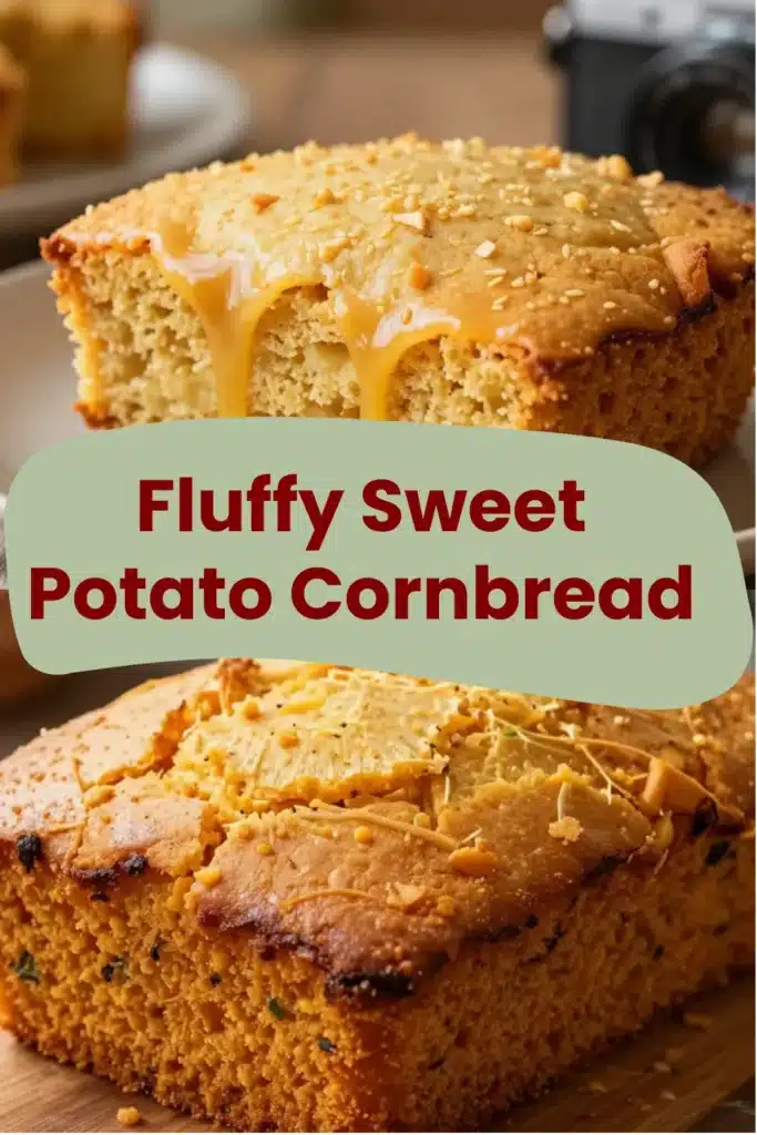 Fluffy Sweet Potato Cornbread