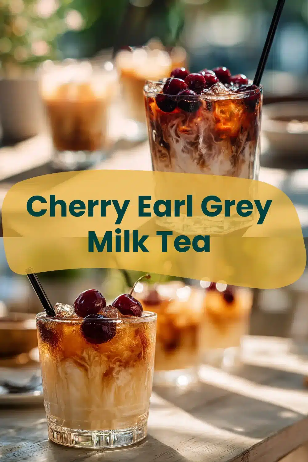 Cherry Earl Grey Milk Tea