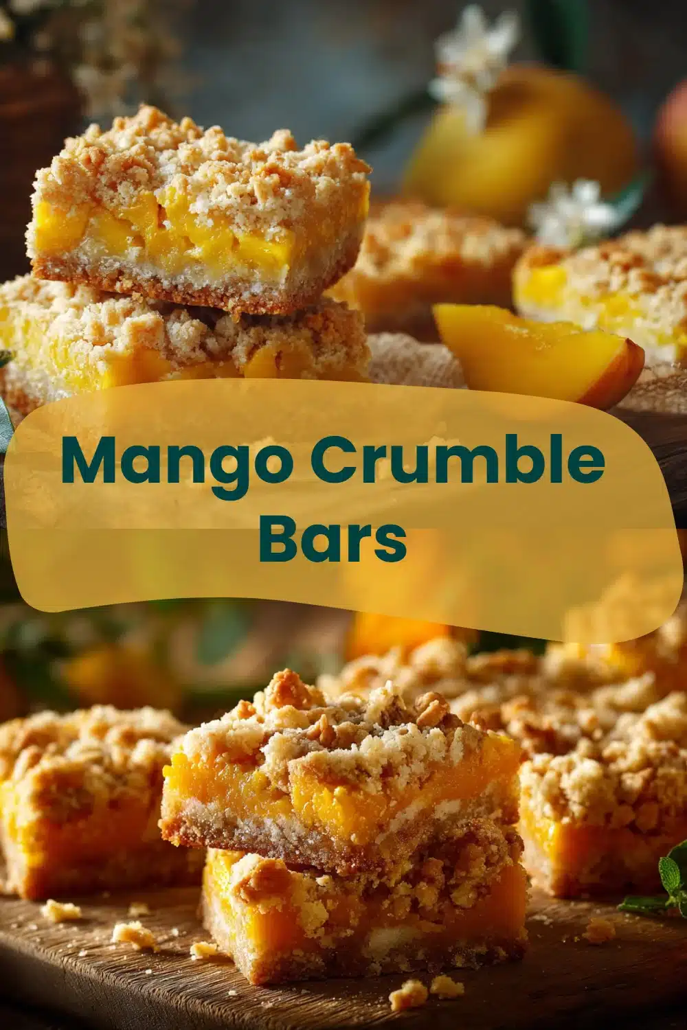 Mango Crumble Bars