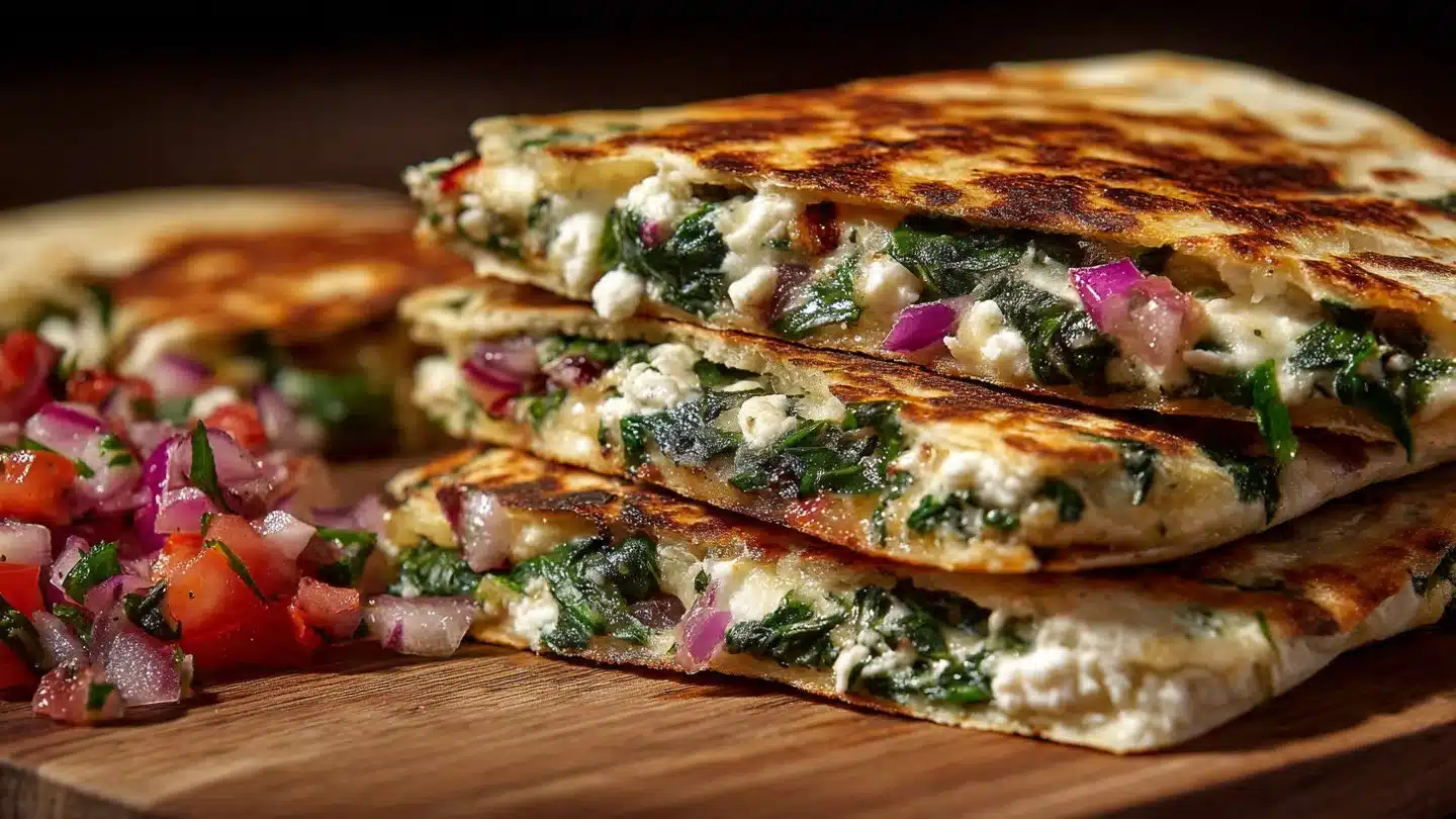 Mediterranean Quesadillas