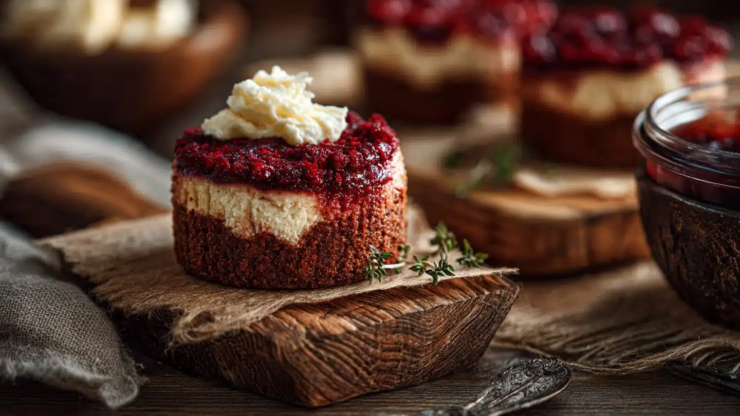 Mini Red Velvet Cheesecake