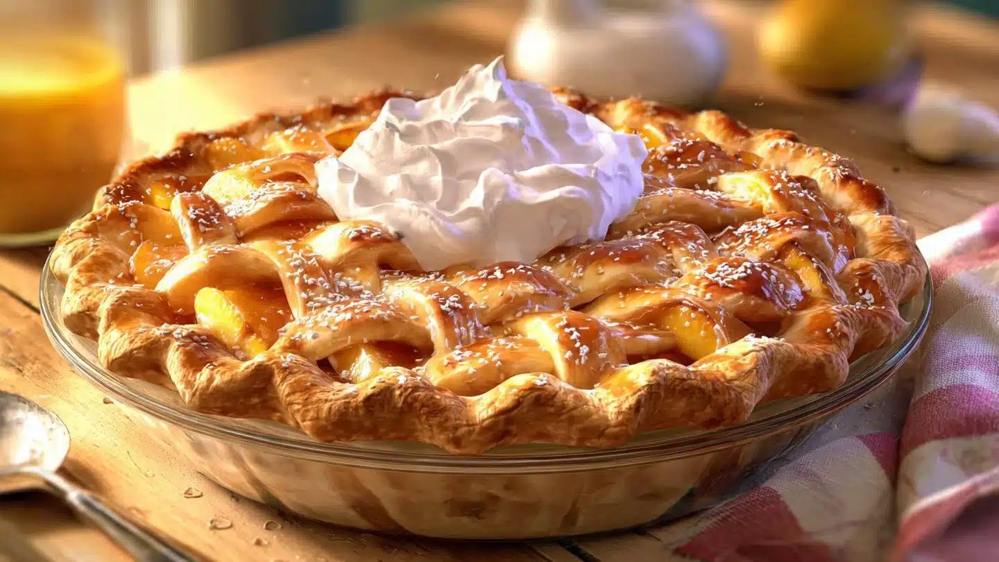 Peach Cool Whip Pie