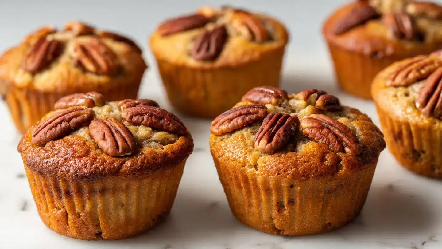 Pecan Pie Brown Sugar Muffins