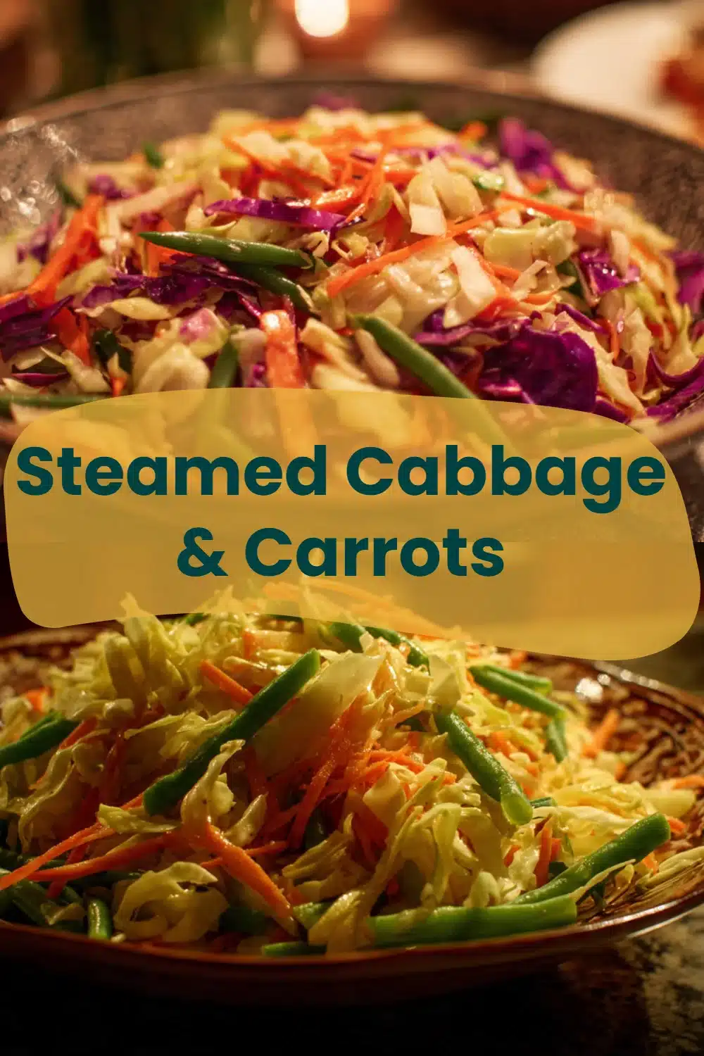Steamed Cabbage & Carrots