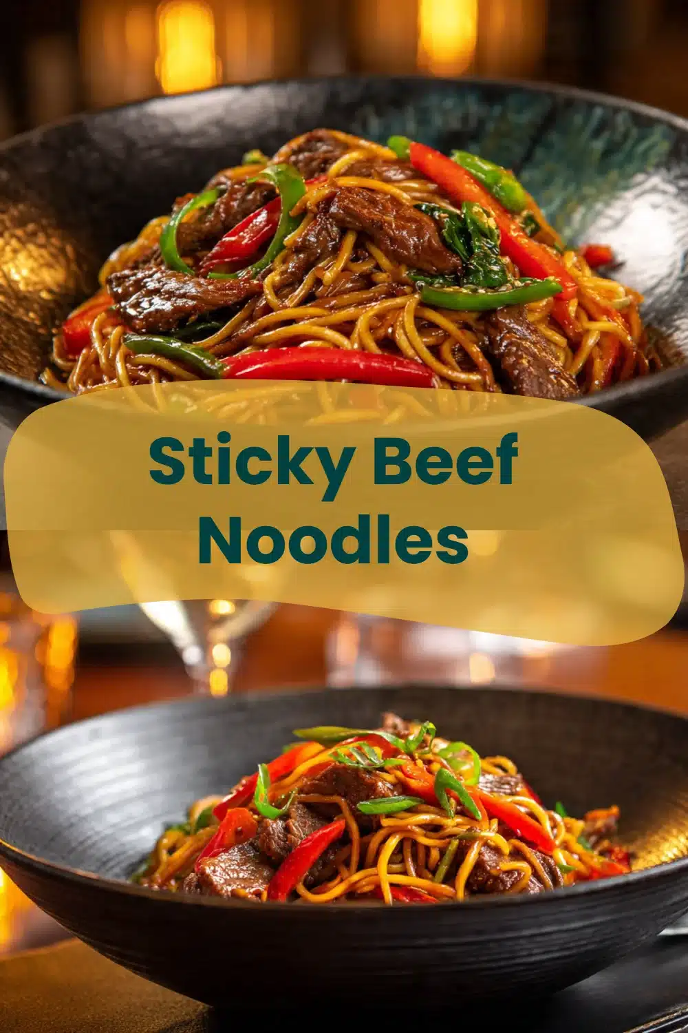 Sticky Beef Noodles