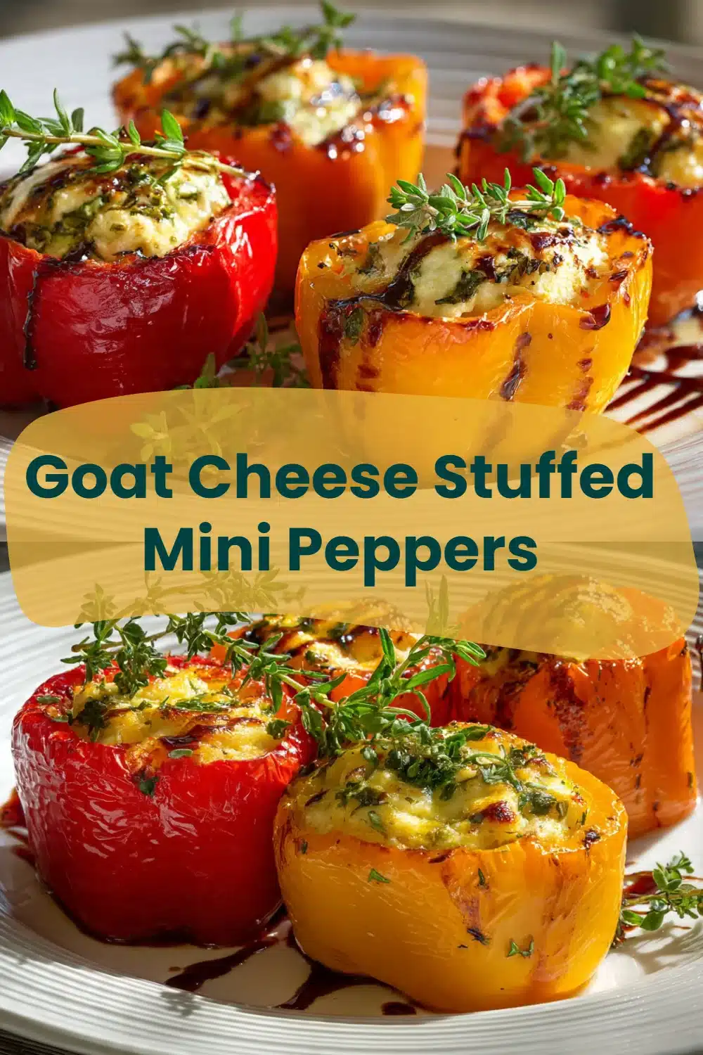 Goat Cheese Stuffed Mini Peppers