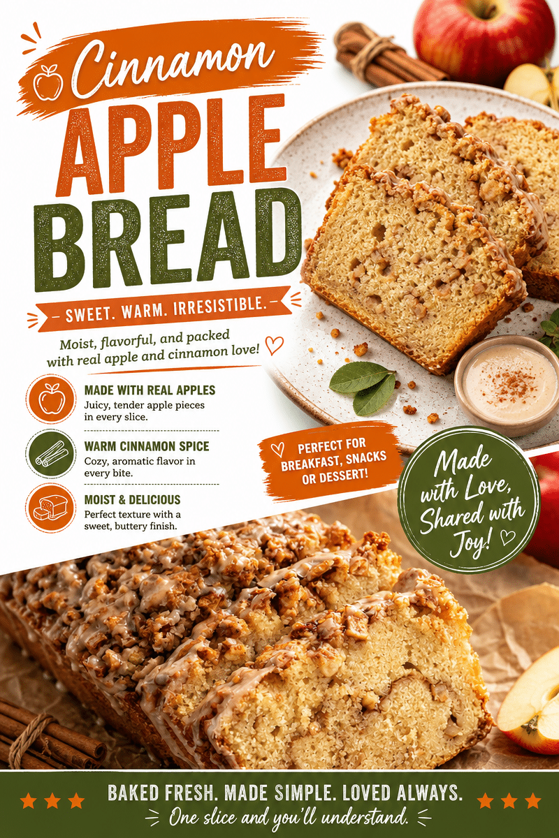 Cinnamon Apple Bread