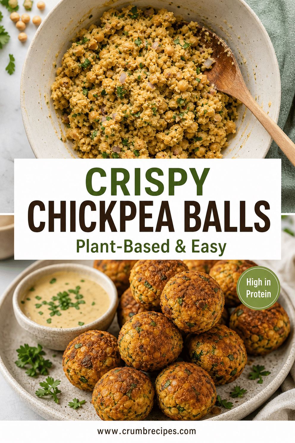 Healthy Vegan Chickpea Balls: Easy Plant-Based Snack