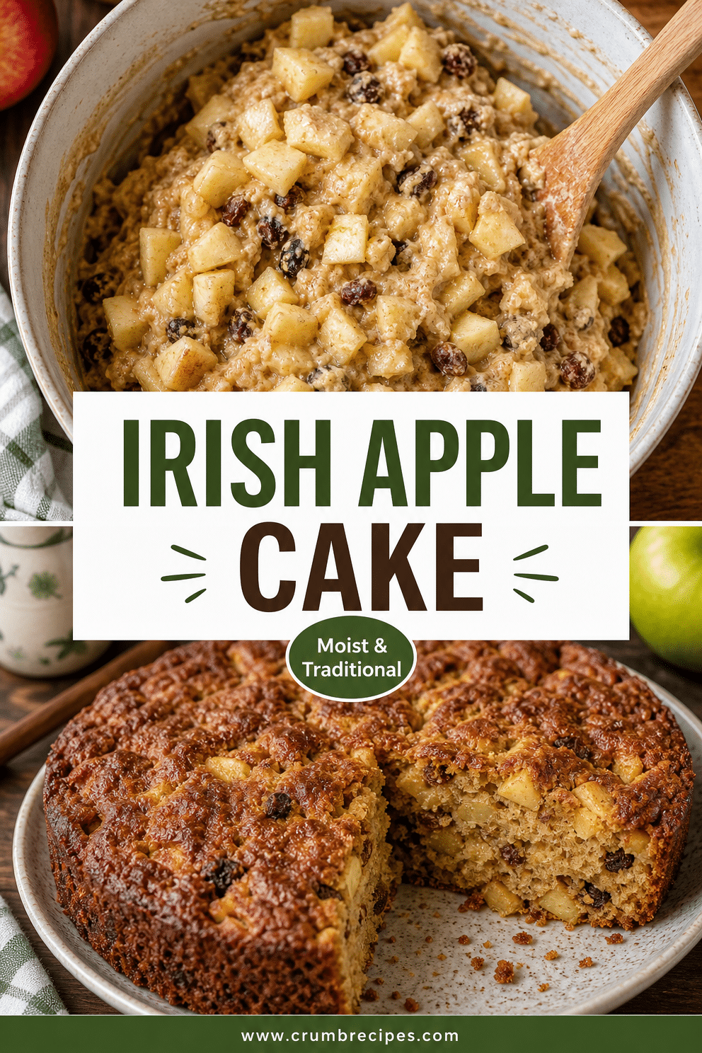 Traditional Irish Apple Cake
